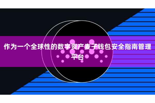 作为一个全球性的数字资产麦子钱包安全指南管理平台