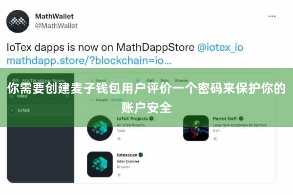 你需要创建麦子钱包用户评价一个密码来保护你的账户安全