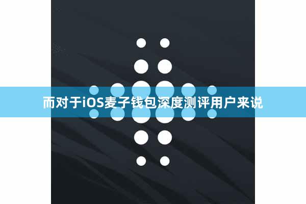 而对于iOS麦子钱包深度测评用户来说