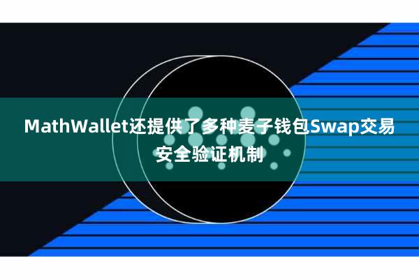MathWallet还提供了多种麦子钱包Swap交易安全验证机制