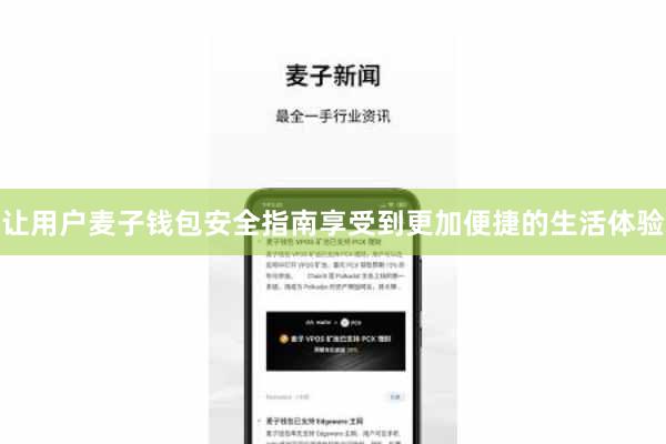 让用户麦子钱包安全指南享受到更加便捷的生活体验